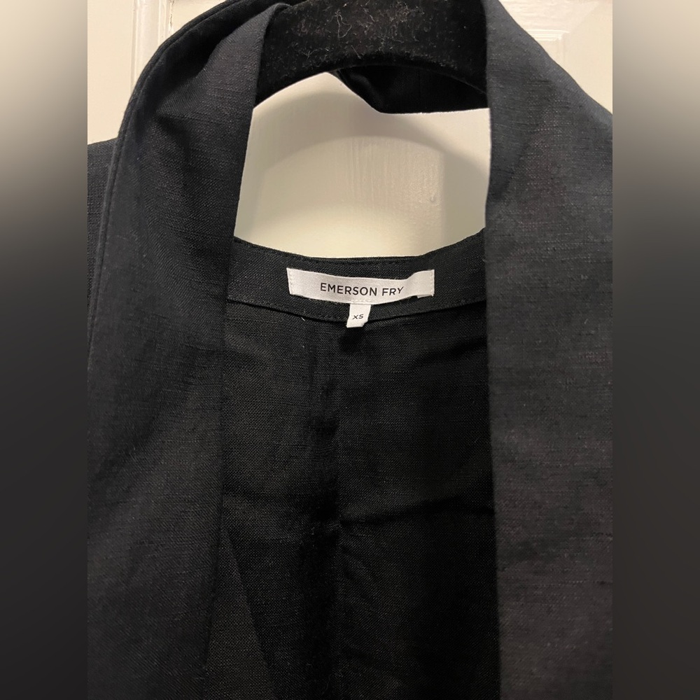 MWOT Emerson Fry Bea Puff Sleeve Maxi Dress in Black Size XS - Picture 7 of 8